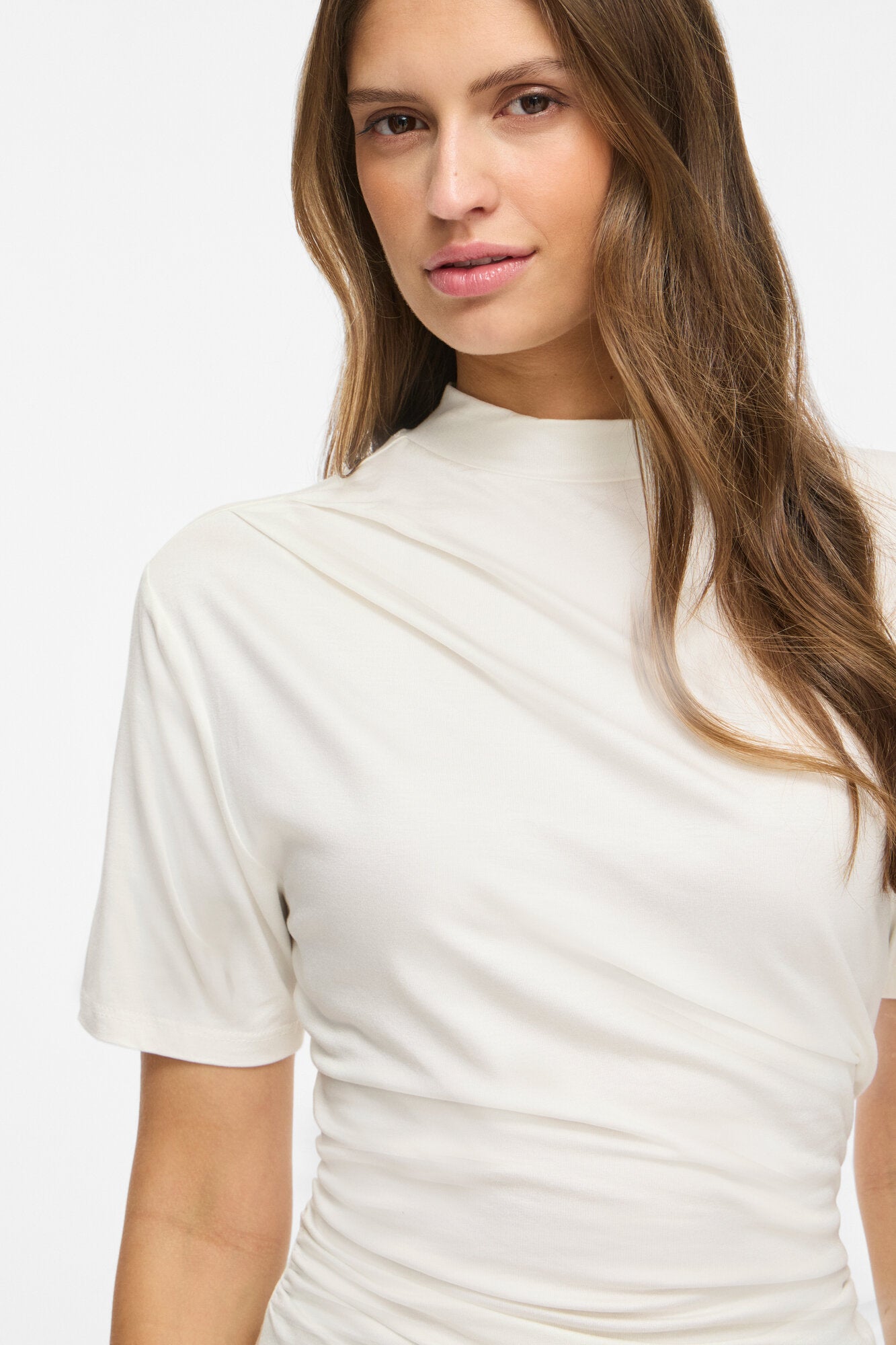 Vipinna Highneck top - Snow White